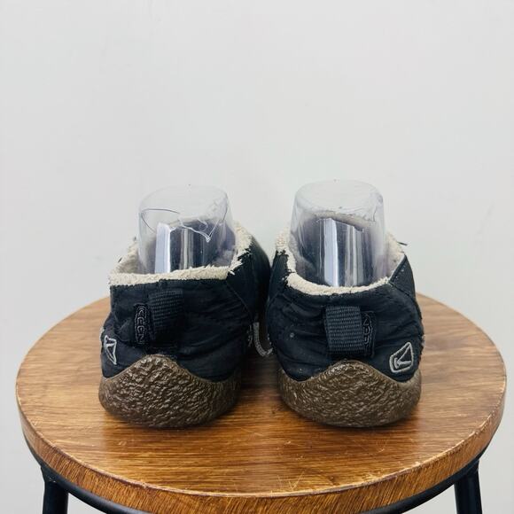Keen Howser II Black Fur Lined Textile Slipper Women’s Size 7.5 - Picture 5 of 11